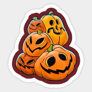 Halloween Pumpkins Sticker